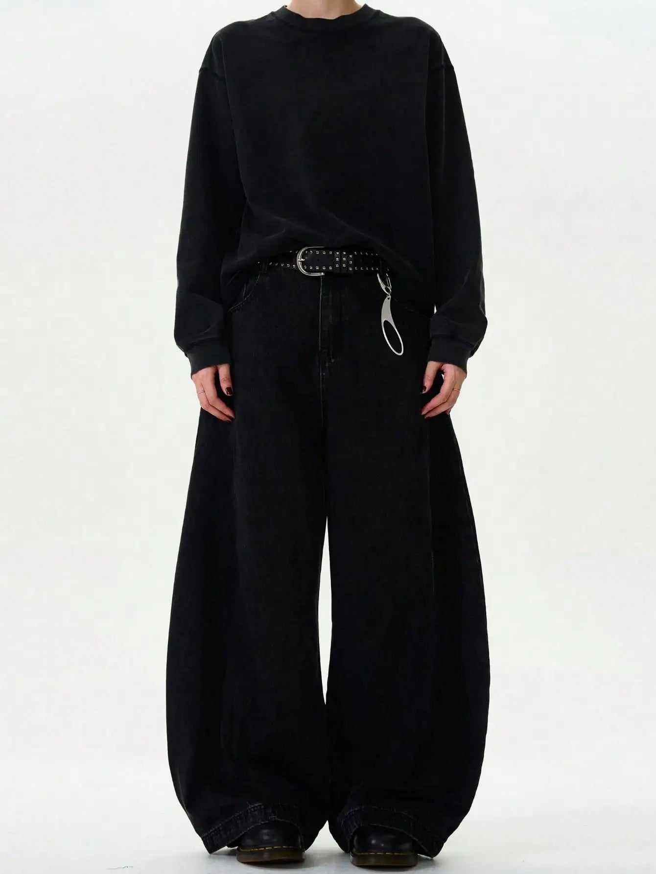 American High Street Baggy Wide Leg Jeans