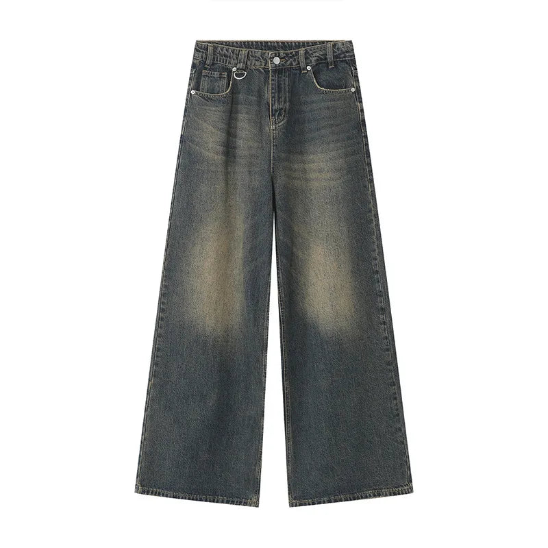 IEFB Summer Men's Denim Jeans Straight & Casual
