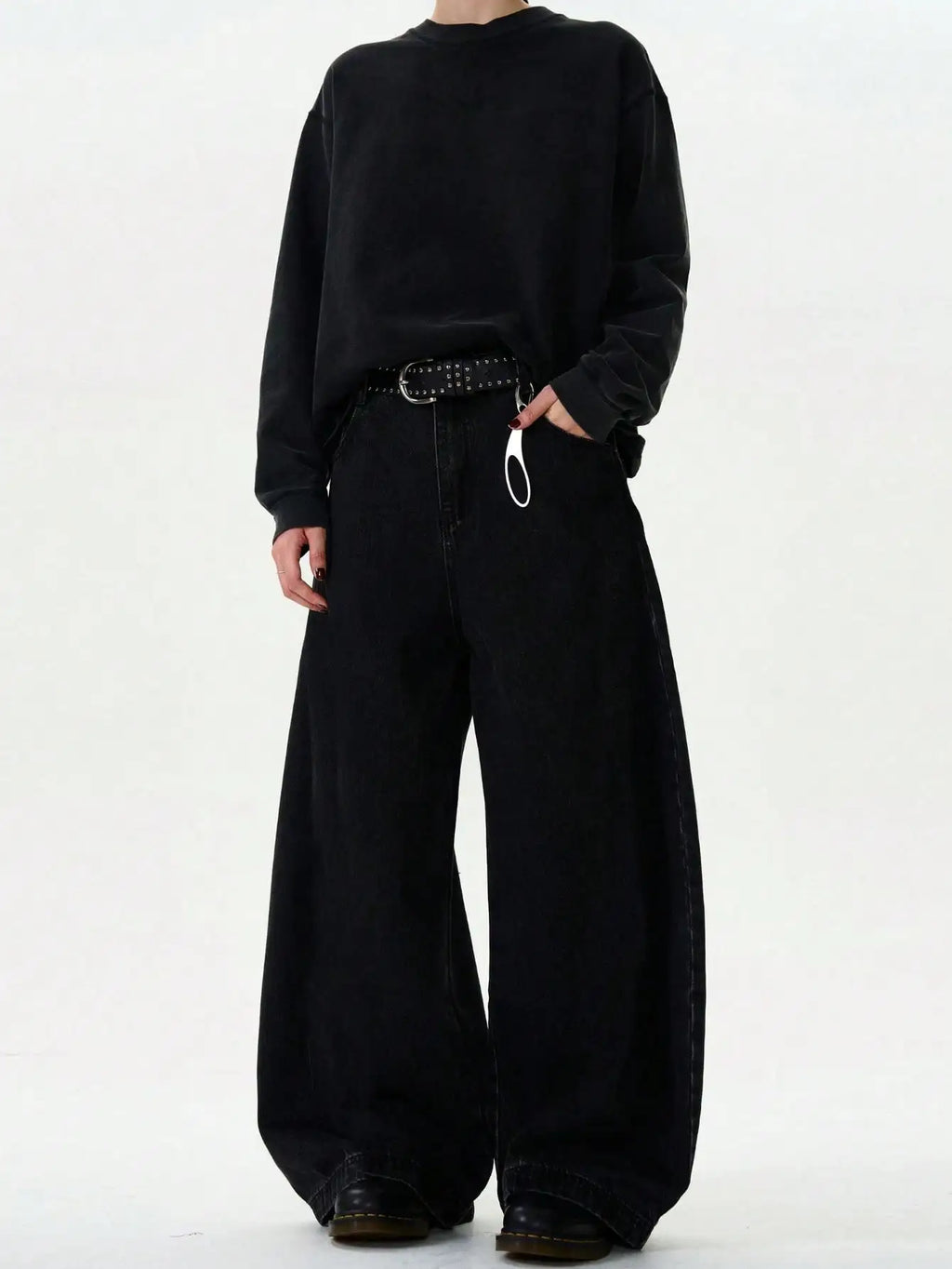 American High Street Baggy Wide Leg Jeans