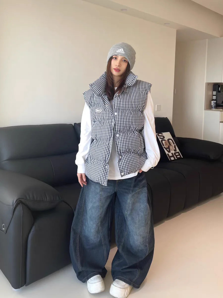 Y2K High Waist Wide Leg Denim Loose Jeans