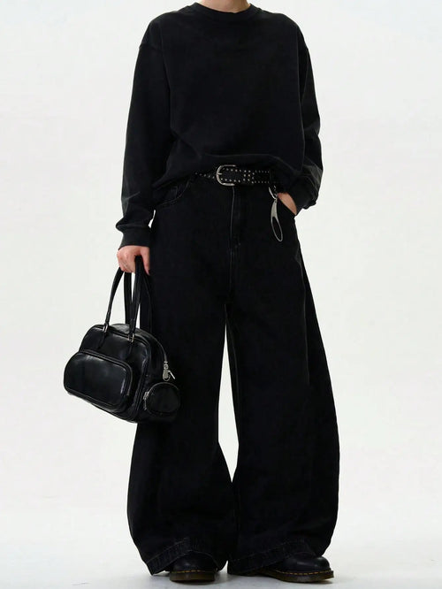 American High Street Baggy Wide Leg Jeans