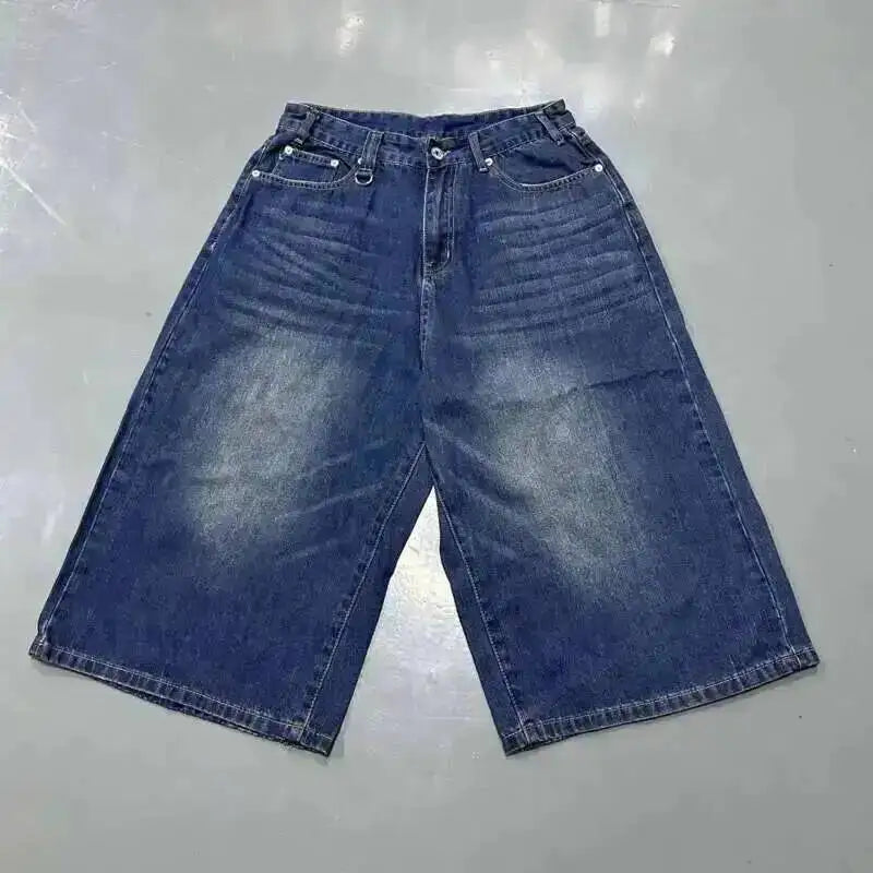 IEFB Summer Men's Denim Jeans Straight & Casual