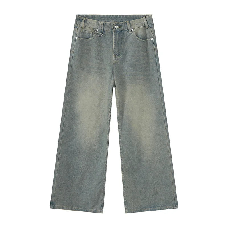 IEFB Summer Men's Denim Jeans Straight & Casual
