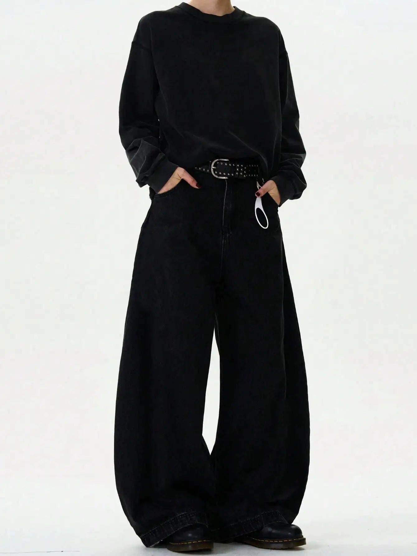 American High Street Baggy Wide Leg Jeans