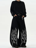 American High Street Baggy Wide Leg Jeans